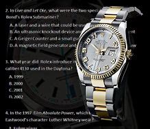 rolex trivia|Rolex brand quiz.